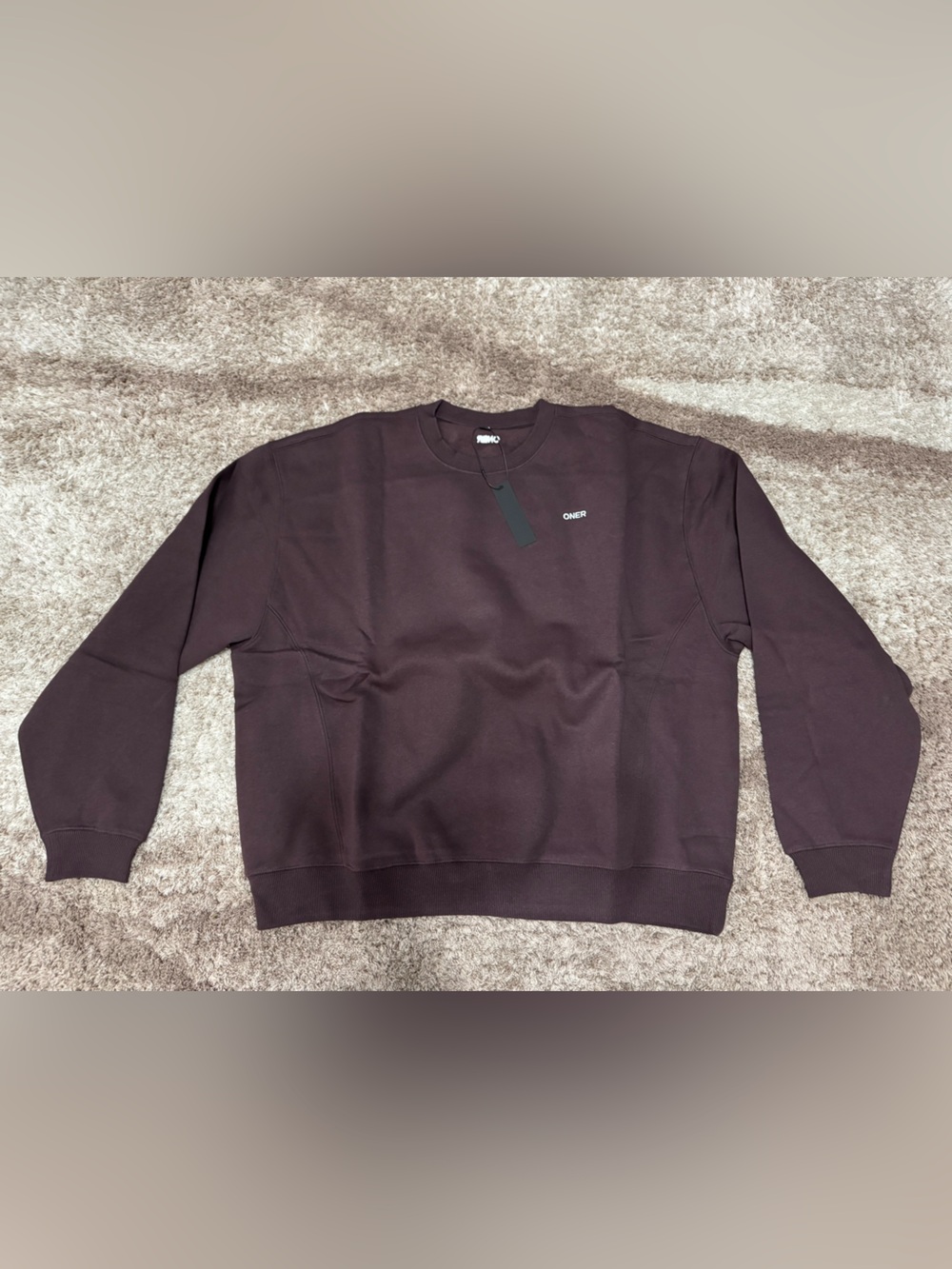 ONER active FOUNDATIONS CREW NECK SWEATSHIRT WITH GRAY LOGO